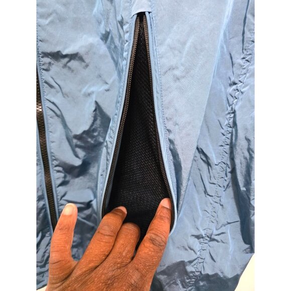 American Eagle Men's Blue Lightweight Hooded Windbreaker Jacket XL - Picture 6 of 8